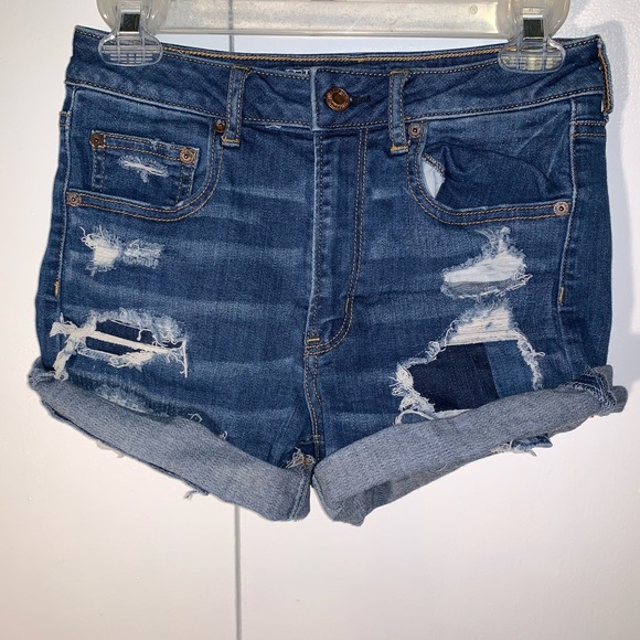 ripped shorts american eagle